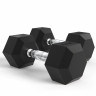 Гантели DFC гексаг. обрезиненная пара DB001-32,5 кг