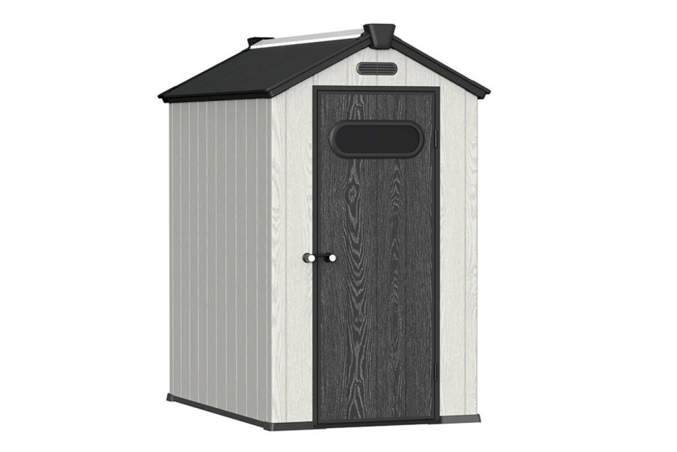 Сарай пластиковый Black Fox Summit 4*6 (2,3м2) серый/антрацит Сарай пластиковый Black Fox Summit 4*6 (2,3м2) серый/антрацит