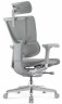 Кресло FALTO IOO-E2 ELITE( Серый каркас/сетка T-168-B2 Natural Mesh светло серый/крестовина металл)