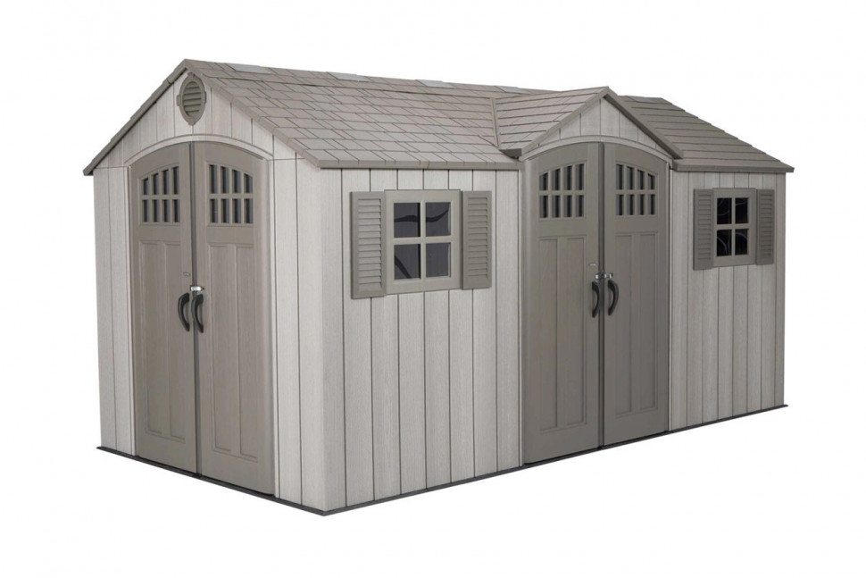 Сарай пластиковый WoodLook 15*8 DD Сарай пластиковый WoodLook 15*8 DD