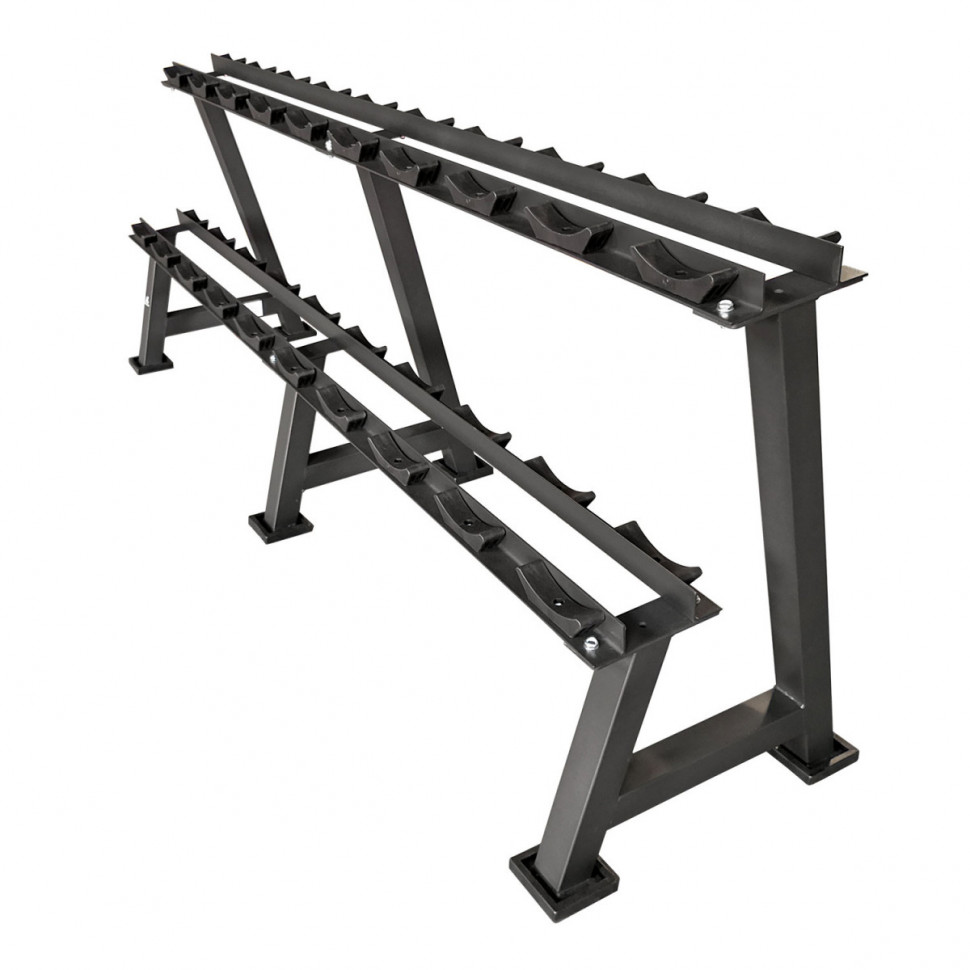 Стойка для хранения проф.гантелей DFC RA778 POWERGYM 12,5-50кг, 10 пар (Три Короба) Стойка для хранения проф.гантелей DFC RA778 POWERGYM 12,5-50кг, 10 пар (Три Короба)