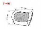 Массажная подушка эргономичная Casada Miniwell Twist