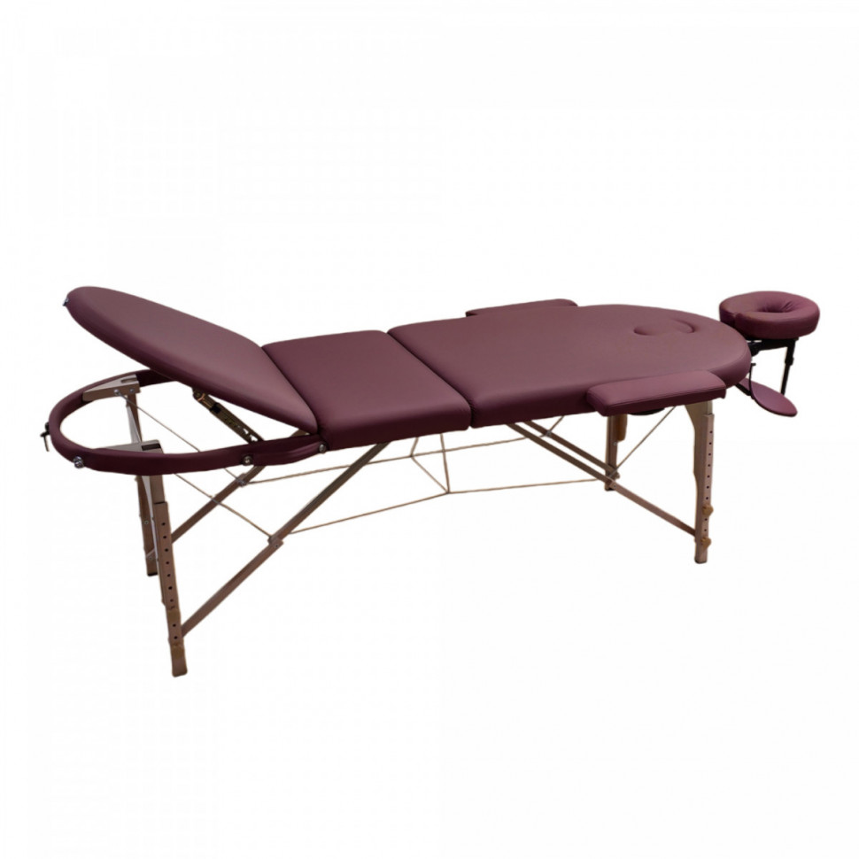 Массажный стол UNIX Comfort 3 Section Burgundy