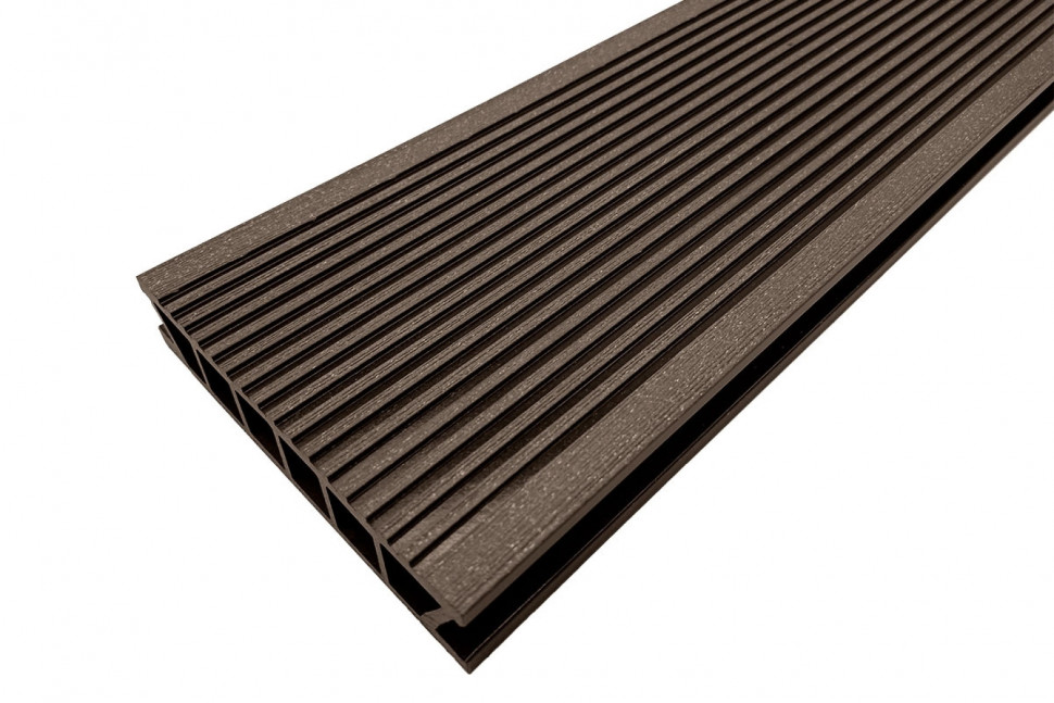 Террасная доска Deckron Classic 153*28*4000мм, венге, П7