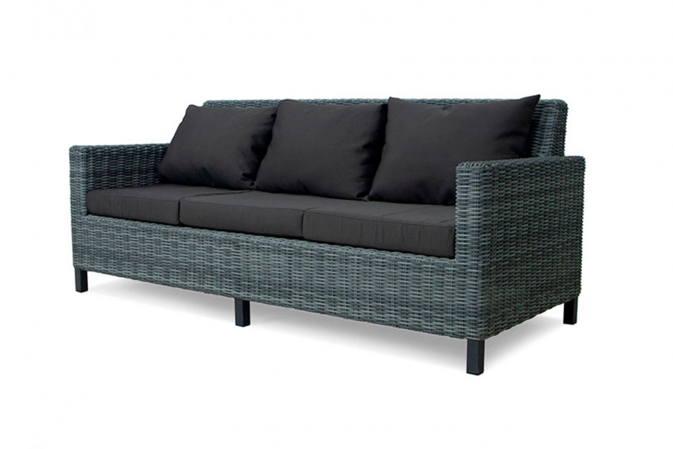 MOKKA BELLA Диван 3-х местный, цвет серый